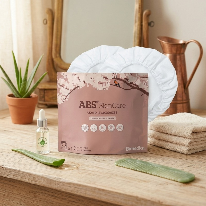 Gorro Lavacabezas ABS SkinCare de Bimedica (Champú + Acondicionador)