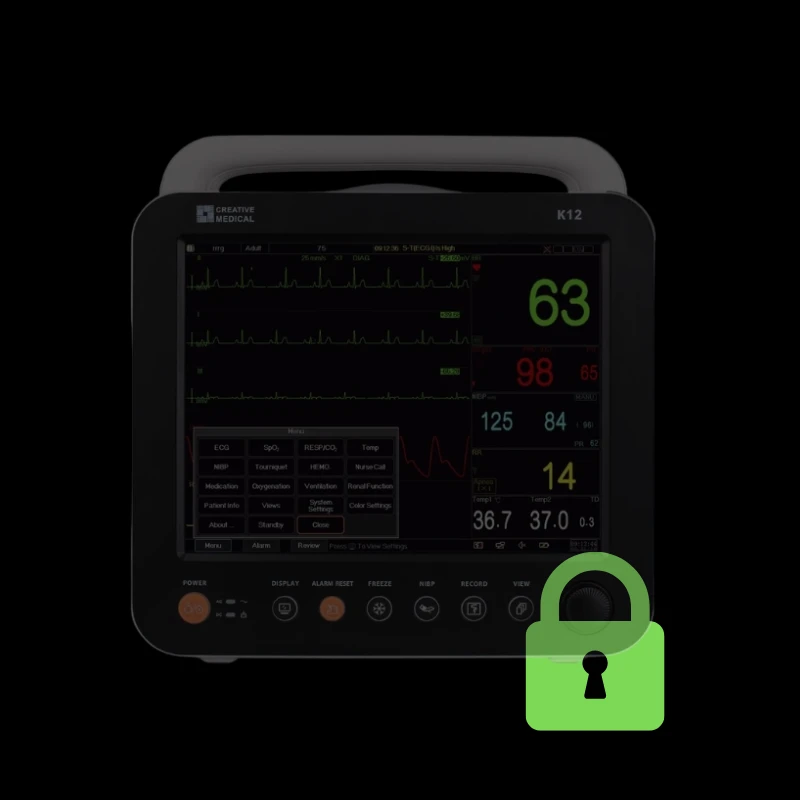 Monitor de Paciente Lepu Medical K12 + Capnografía