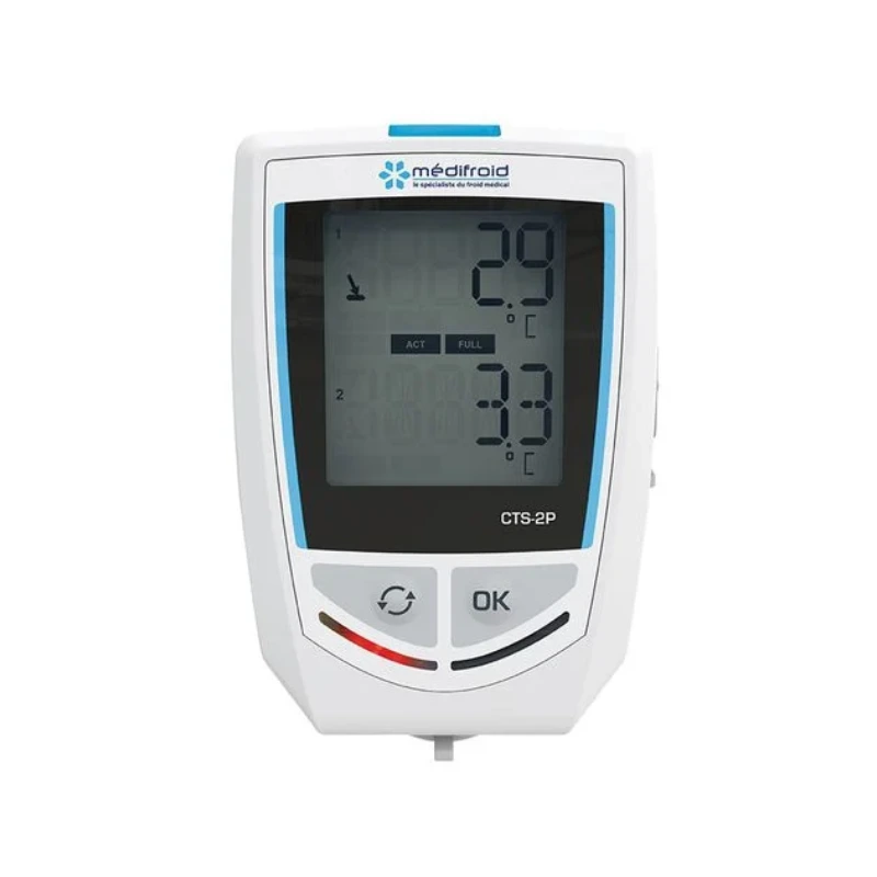 Registrador de temperatura de 2 sondas CTS2P
